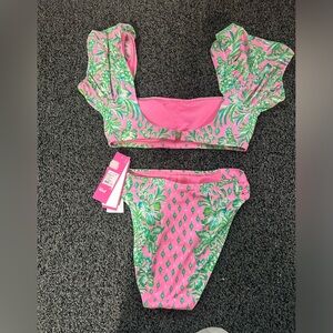 Lilly Pulitzer Pink Shandy Oh Diamond Girl Bikini Set 6